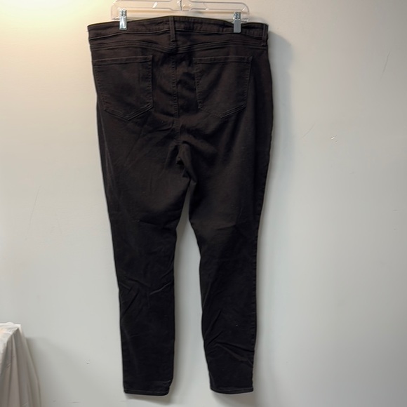 NYDJ Black Skinny Jeans Stretch Size 16 Pockets Straight Leg - Picture 7 of 13